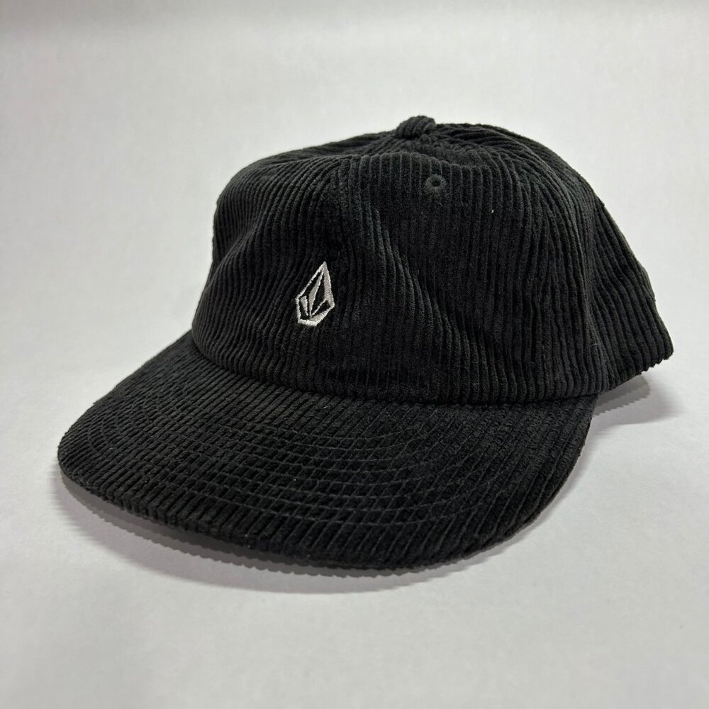 Volcom Full Stone Nuts Dad Style StrapBack Adjustable Corduroy Hat - Storm Cloud